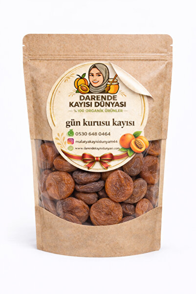 Darende Kayısı Dünyası Doğal Gün Kurusu Kayısı 1 Kg – Malatya Mahsulü