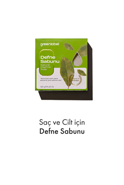 Greenlabel Defne Sabunu Natural Saç Ve Cilt Için 120gr.