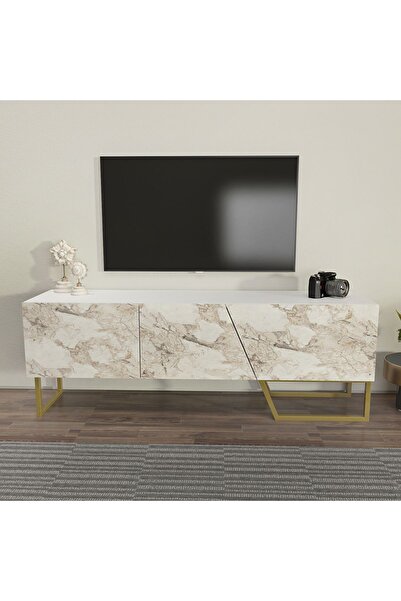 Decorotika PARLA TV UNİYESİ BEYAZ EFES GOLD DEMİR