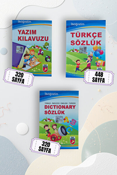 Tay Yayınları 4 Lü Sözlük Seti - Ingilizce - Türkçe - Yazım Klavuzu Ve Atasözleri Deyimler Sözlüğü