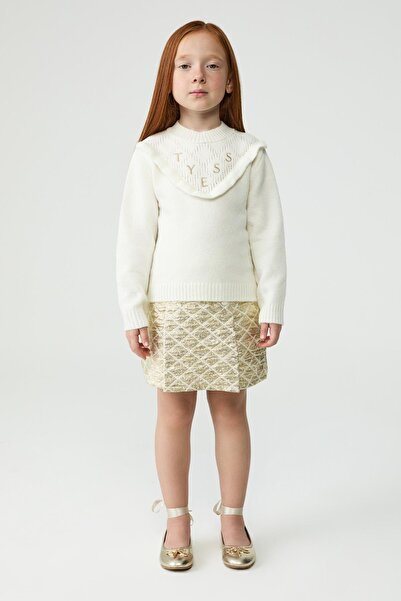 Tyess Πουλόβερ για κορίτσια BG Store Ecru