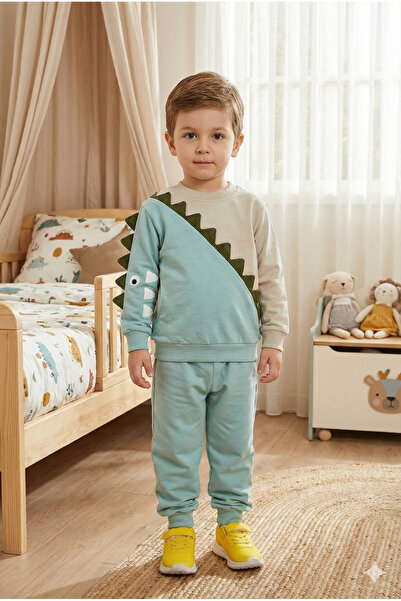 mj baby بدلة دينو مزدوجة للرجال