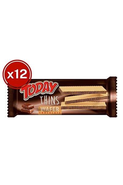Elvan Today Thins Gofret Çikolatalı 65 Gr. (12 Adet)