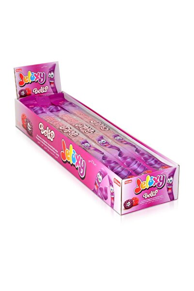 Elvan Jelaxy Liquorice Belt مع سكر التوت الأسود 15 جرام. 60 قطعة (صندوق واحد)