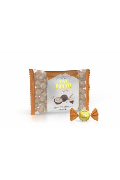 Elvan Val D’or Tahıl Patlaklı Sütlü Krema Dolgulu Yuvarlak Çikolata 1000 Gr. ...