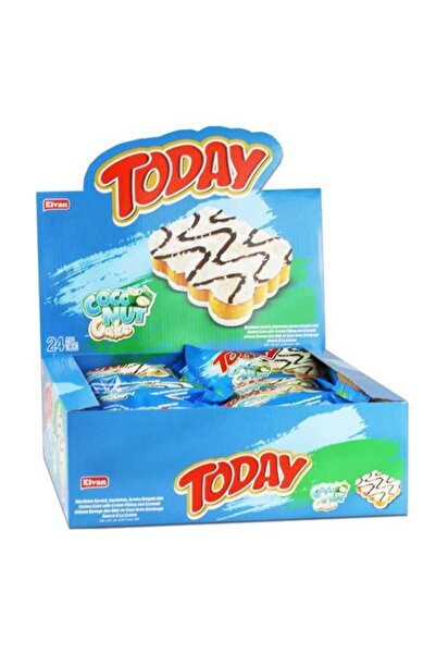 Elvan كعكة جوز الهند اليوم - جوز الهند، 40 جرام. 24 قطعة (صندوق واحد)