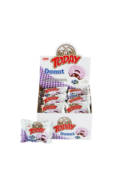 Elvan كعكة الدونات بالتوت اليوم 35 جرام. 24 قطعة (صندوق واحد)