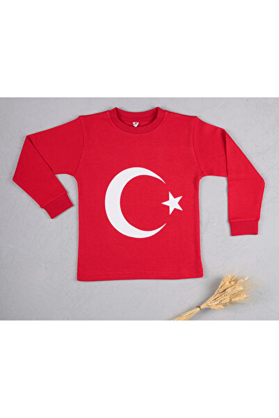 NOBLEKIDS Beberium Moon and Star Printed Red Long Sleeve Kids T-Shirt – Compa...