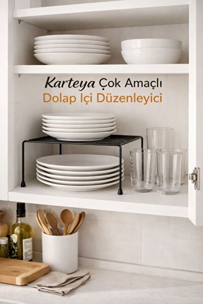 KARTEYA Çok Amaçlı Dolap İçi Düzenleyici Mutfak Düzenleyici