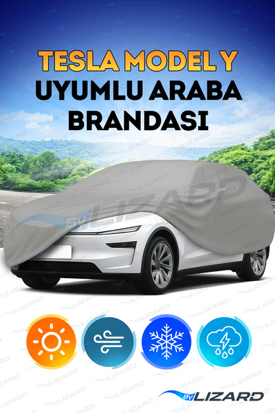 ByLizard غطاء سيارة تسلا موديل Y هاتشباك (HB) مقاوم للماء، غطاء سيارة من القم...