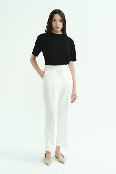 Hooopstore Λευκό παντελόνι Flare