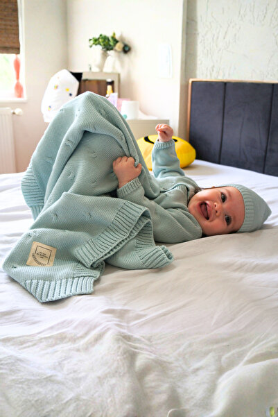 Miespiga بطانية أطفال Sycamore - تريكو قطني محبوك