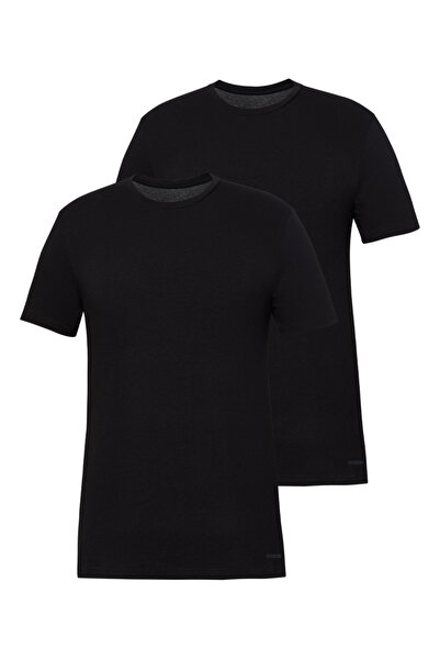 Blackspade 9675 Tricou negru cu mânecă scurtă cu gât rotund din Lycra pentru ...