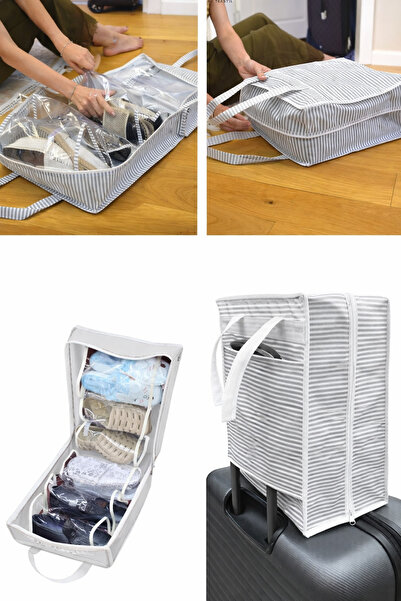 Hayveys Чанта за съхранение на обувки тип пътуване с 6 отделения A-22