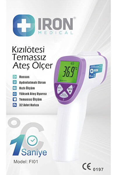 iron medical Kızılötesi Temassız Alından Ateş Ölçer