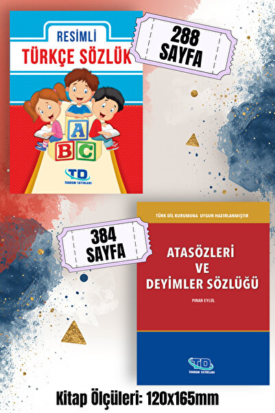 Tandem Yayınları Resimli Türkçe Sözlük + Atasözleri ve Deyimler Sözlüğü