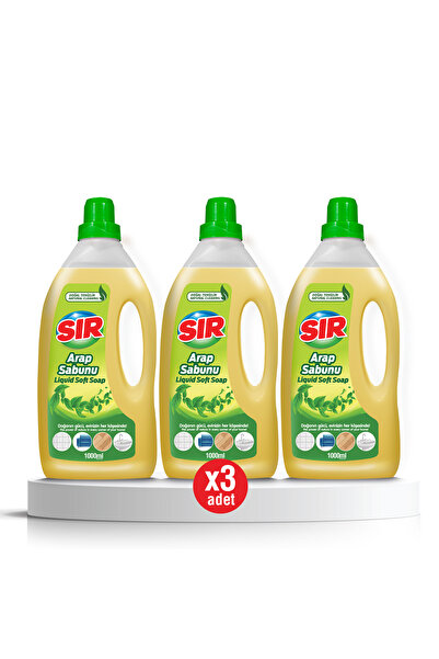 Sır Sıvı Arap Sabunu 1000 ml 3'lü