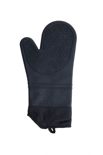 Kitchen Design Lab Siyah Silikon Yanmaz Yapışmaz Mutfak Fırın Eldiveni Döküm ...