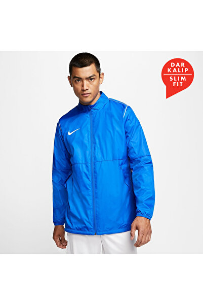 Nike Park 20 Erkek Mavi Dik Yaka Yağmurluk