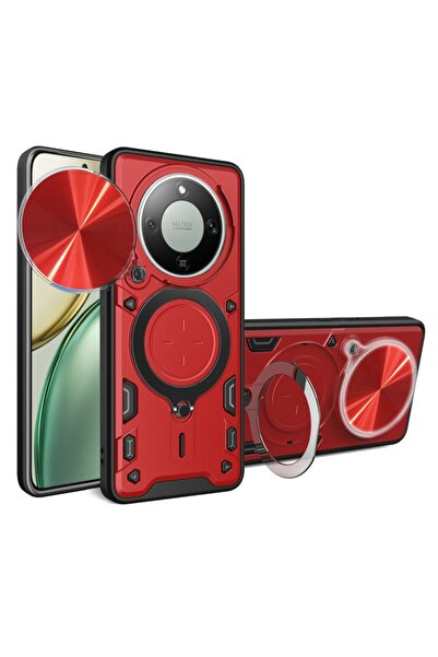 SKYDDAR INNOVATION Carcasă pentru Honor Magic8 Lite, CamGuard Pro, inel magne...