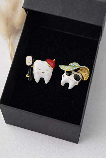 PULİNİN DÜKKANI DOKTOR, HEMŞİRE, ÖĞRETMEN, DİŞÇİ, RESSAM 2'Lİ MESLEK BROŞLARI...