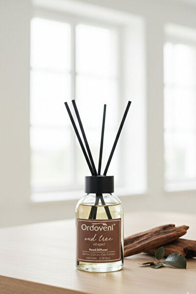 OrdoVeni Ud Ağacı Kokulu Çubuklu Oda Kokusu 100ML | Doğal, Kalıcı & Ferahlatı...