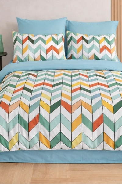 NazeninHome Комплект спално бельо за двойно легло Dream Ranforce от памук Ale...