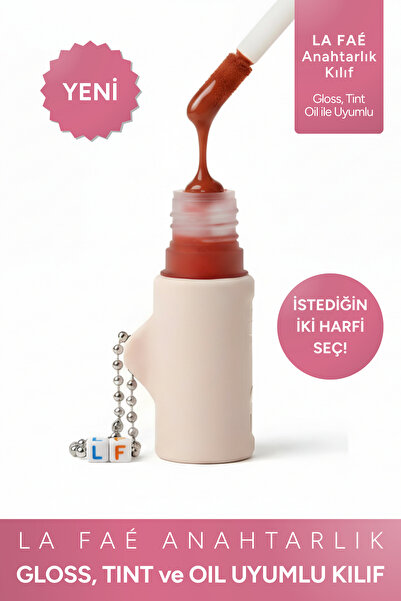 LA FAÉ BEAUTE Kadın Ruj Allık Göz Farı Dudak Parlatıcısı Kılıfı Anahtarlık Ça...
