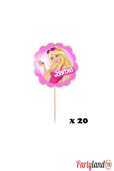 Barbie Partylandtr 20 Adet Cupcake Sunum Kürdanı