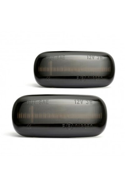 Xenon Bright Set of 2 Dynamic Smoked LED Fender Signals Skoda Octavia 1U 1996...