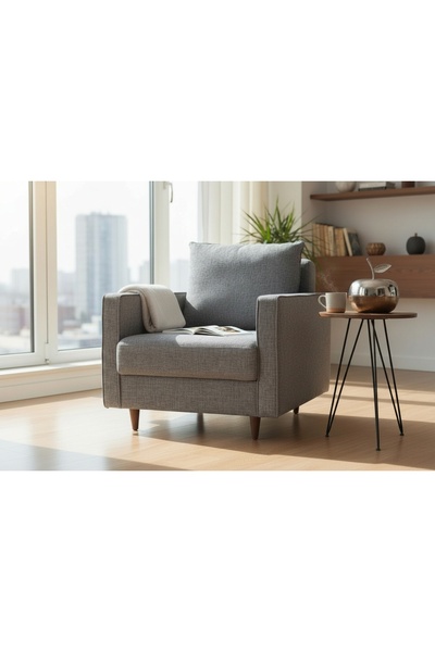 Vivense EVA SERİSİ TEKLİ KOLTUK, GRİ