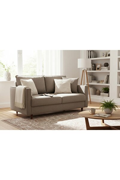 Vivense EVA SERİSİ İKİLİ KOLTUK, KREM