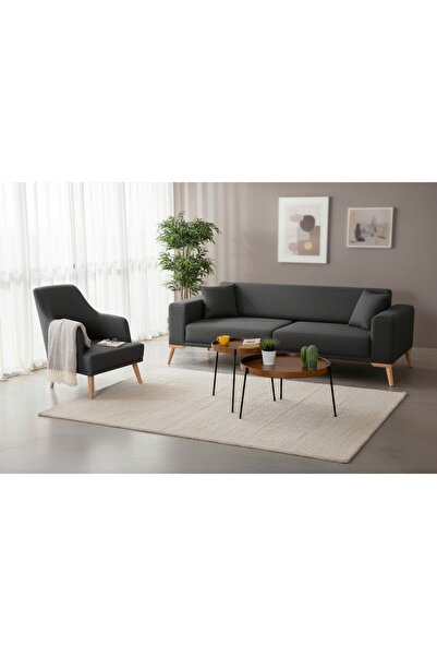 Vivense BABİL KOLTUK TAKIMI, ANTRASİT