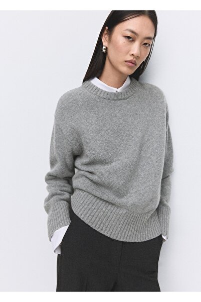 MANGO Woman Yünlü örgü kazak