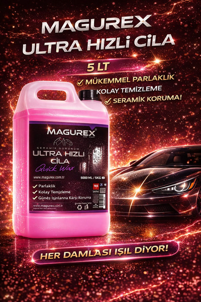 MAGUREX Ultra Hızlı Cila - 5 Lt - Seramik Görünümlü