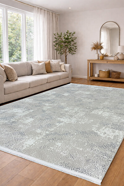 ünalcarpet 4 Metrekare - 6 Metrekare Bambu Tarz Modern Dokuma Salon Oturma Od...