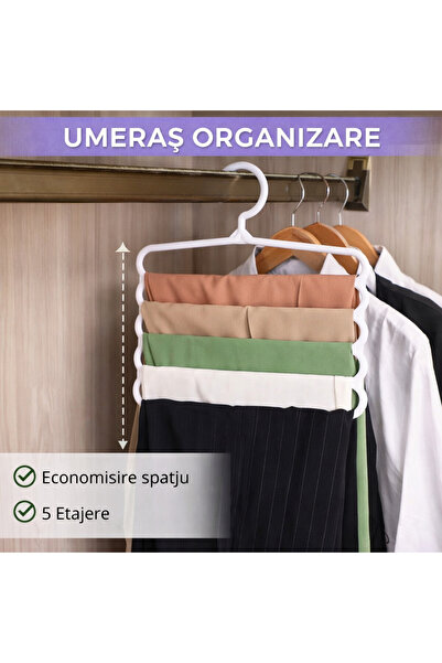 SMARTECH Cuier pentru organizare cu 5 rafturi