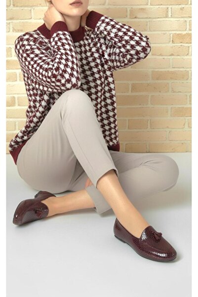 37Numara 35-36-41-42-43 Numara Deri Babet Bordo Petek Küçük&Büyük Numara Babet