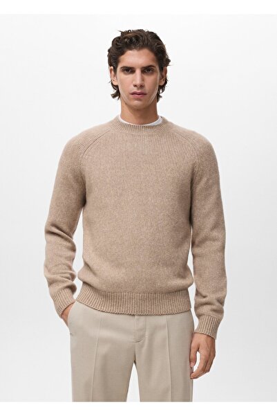 MANGO Man Yün karışımlı ince triko kazak