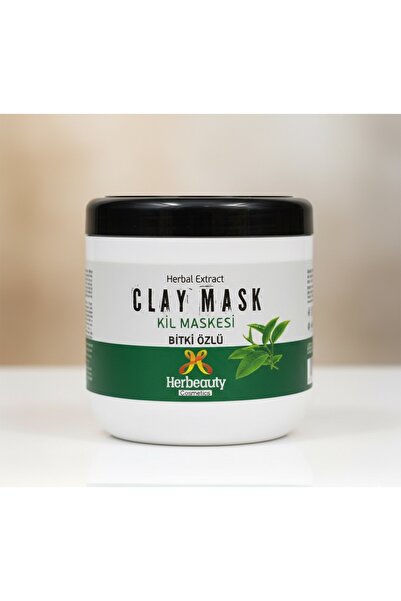 Herbeauty Bitki Özlü Doğal Kil Maskesi 650 gr – Yağlı ve Karma Ciltler İçin