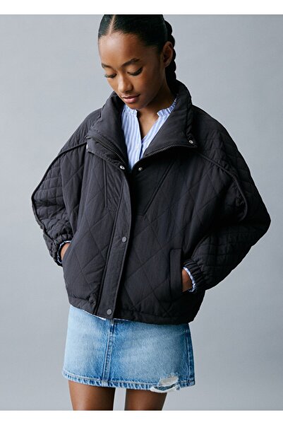 MANGO Kids Oversize kapitone anorak