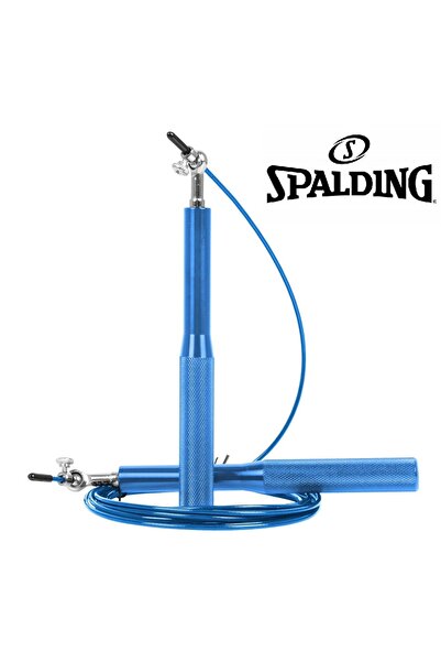 Genel Markalar SPALDING Turkuaz Çelik Telli Hızlı Atlama İpi Rulmanlı Alüminy...