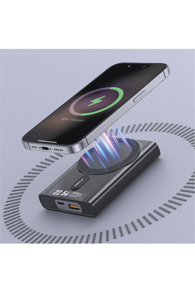 WE WINNER Wireless + C + USB Power Bank Stand (10000mAh with 22.5W Fast Charg...