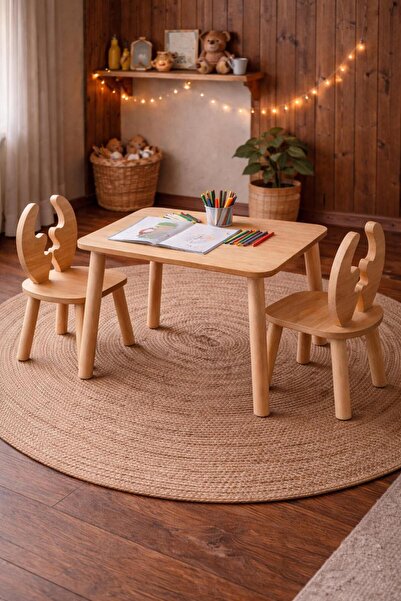 Adenwoodart Montessori Aktivite Ve Etkinlik Yaz - Sil Oyun Masa Sandalye 1 Ma...