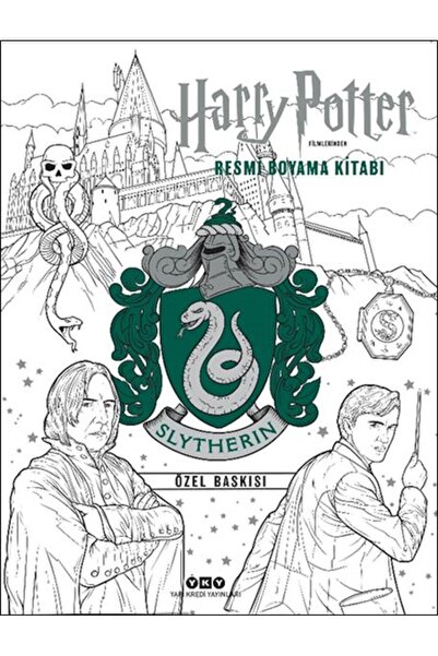 Yapı Kredi Yayınları Harry Potter Filmlerinden Resmi Boyama Kitabı – Slytheri...