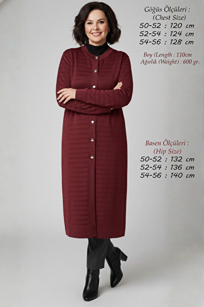 Laden Women's Knitwear Seasonal Spring Glittery Hijab Cap Large Size Long Mer...