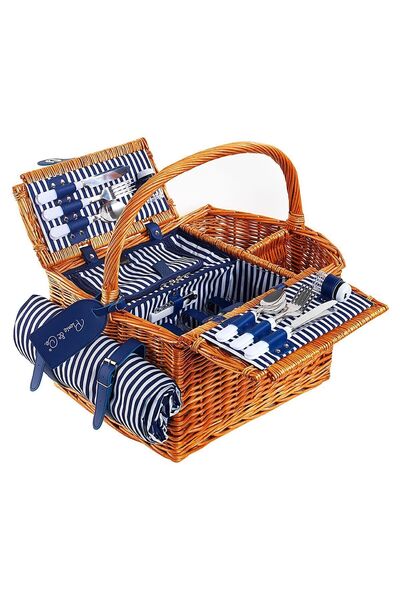 Picnicco 4 Kişilik Piknik Sepeti Nz-09