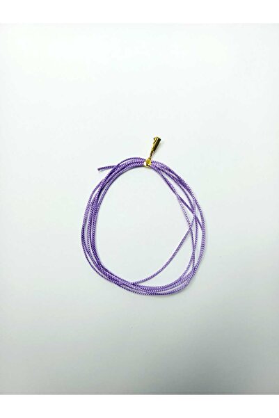 Eskişehir hobi sanat 1 Metre Paraşüt Ipi Mor Renk Kolye Bileklik Takı Tasarım...