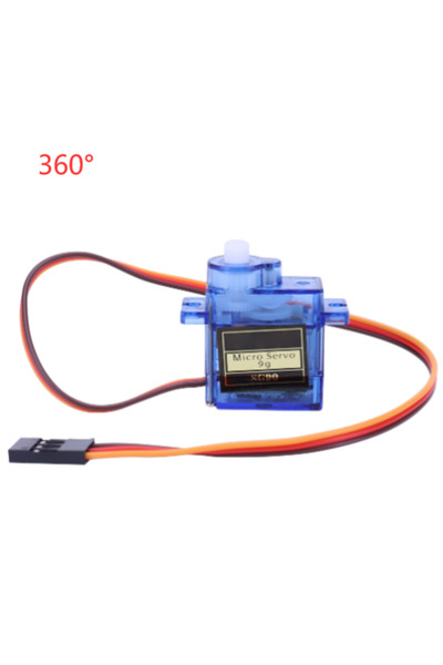 Choice 3PCS 360 Degree SG90 9G Micro Servo Motor for For RC Car Toy Airplane ...