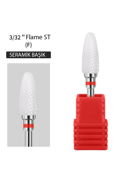 ONNA PROFESSIONAL 3/32” Flame ST (F) Seramik Freze Başlığı – İnce Kesim Kütik...